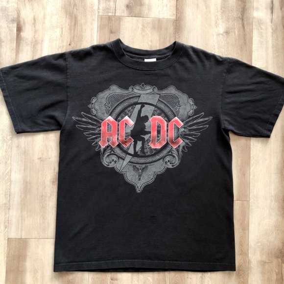 AC/DC, Black Ice, 2008/2009, Tour Shirt, Good Vintage Condition, Size M - Picture 3 of 7